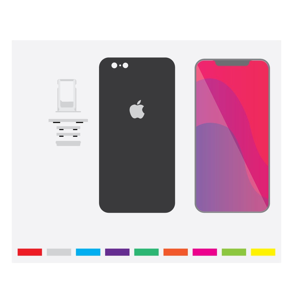 SmartGrade Pro™ - Tapis magnétique d'organisation des vis pour iPhone 7
