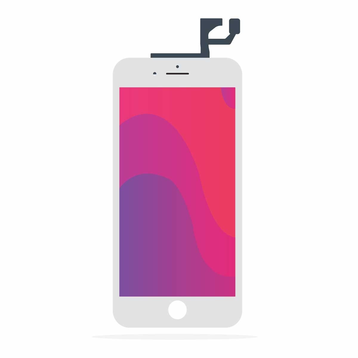 SmartGrade Pro™ - Display InCell TFT per iPhone 6S - (Aftermarket) - IC integrato - Nero