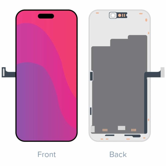SmartGrade Pro™ - Soft OLED (120mHz) Écran pour iPhone 16 Pro Max - (Original | Renouvelé) - IC intégré